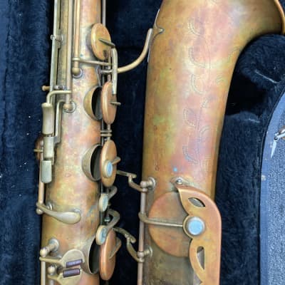 Vintage Rampone Baritone Saxophone w/ Case AS IT! image 4