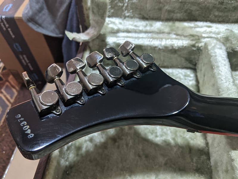 1984 Washburn A20-V BBR Neck Thru HH Coil Tap Vintage Cavazo Sound