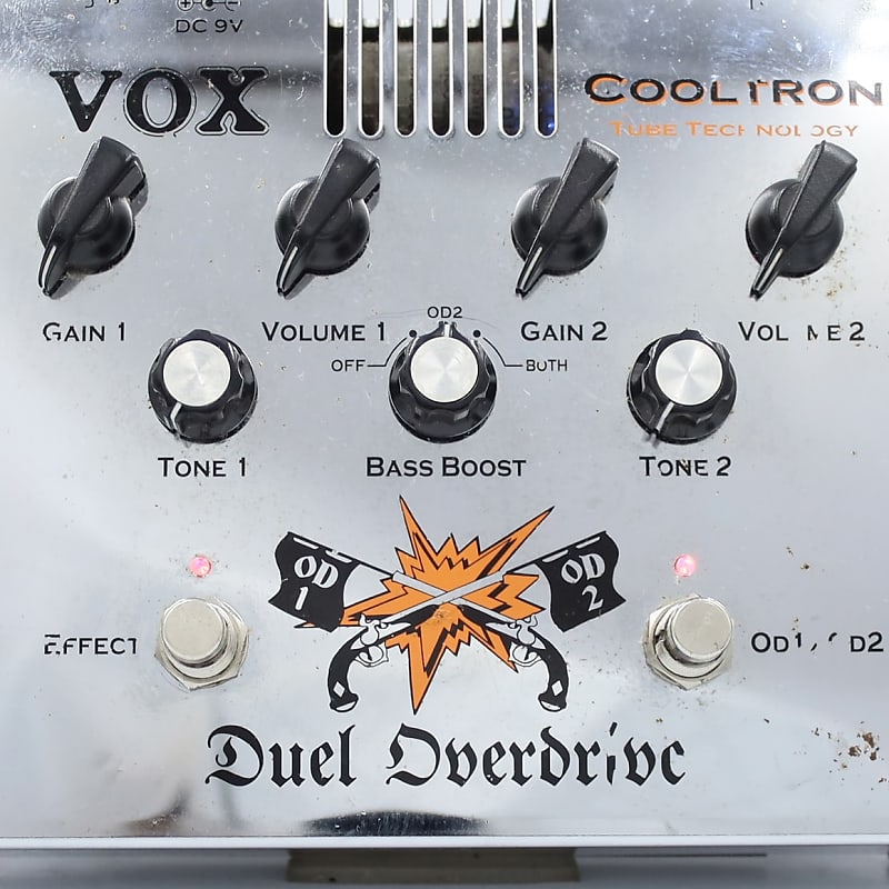 Vox Cooltron CT-07DO Duel Overdrive Tube Guitar Effect Pedal