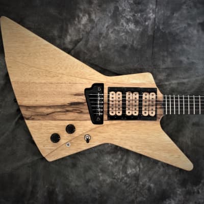 😁SUPERSATURDAY SALE!  Explorer Custom Guitar Black Diamond Jericho Hand Crafted Prototype image 7