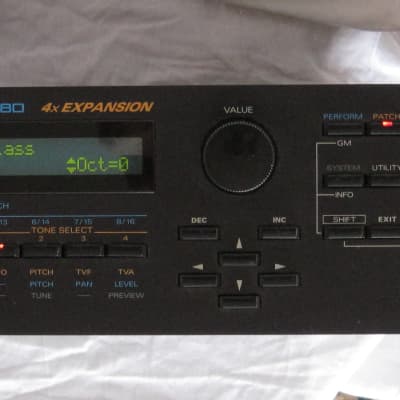 Roland JV-1080 64-Voice Synthesizer Module 1994 - 2001 - Black