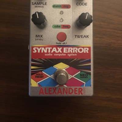 Alexander Pedals Syntax Error