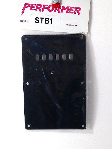 Performer Replacement Strat Backplate Black | Reverb