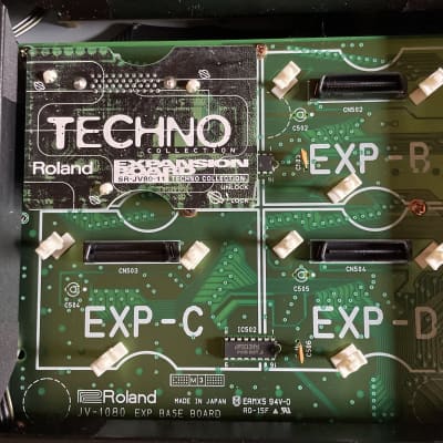Roland SR-JV80-11 Techno Collection Expansion Board 1990s - Green