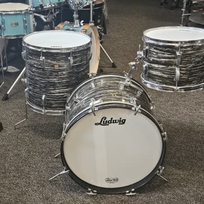 Ludwig 1967 Classic Kit Black Oyster Pearl 20/13/16 image 2