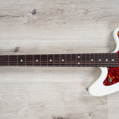Suhr Classic JM P90 Guitar, Gotoh 510 Tremolo, Olympic White image 6