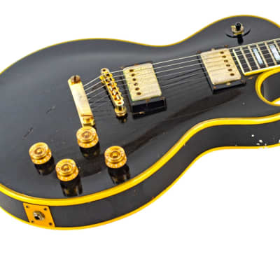 1969 Gibson Les Paul Custom Black Beauty w/Original Patent # Pickups #SNU image 2