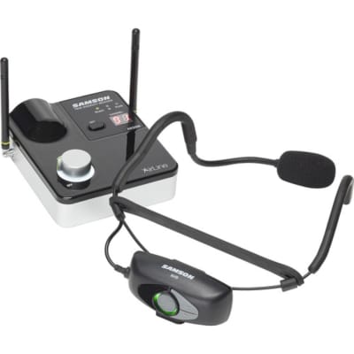 Samson Audio AirLine 99m AH9 Wireless UHF Fitness Headset System D Band 293979 809164221753 image 1