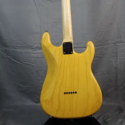 Partscaster LEFTY! Stratocaster 2012 Natural Swamp Ash Warmouth neck & body image 10