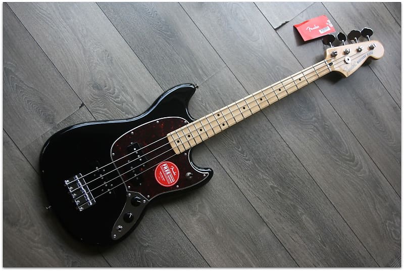 Fender FENDER "Mustang Bass Special Edition PJ Maple Neck Black" image 1
