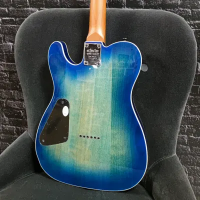 SCHECTER E-Gitarre, PT Pro, Trans Blue Burst image 9