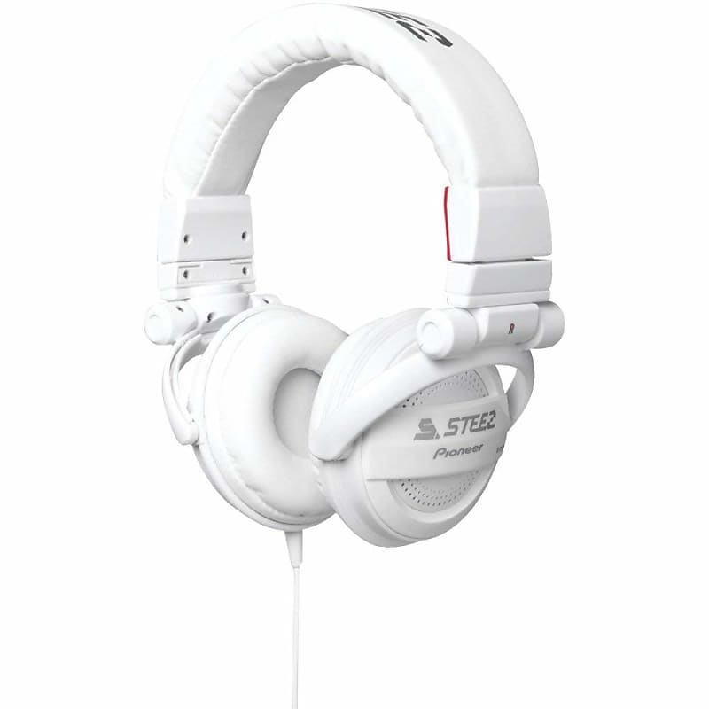 Pioneer - SE-D10MT-W - Steez Dubstep Headphones with Microphone - White