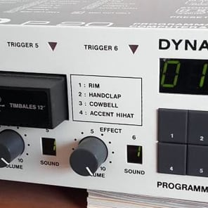 Vintage Dynacord  P-20  programmable Digital Drums with 5 catridges image 4