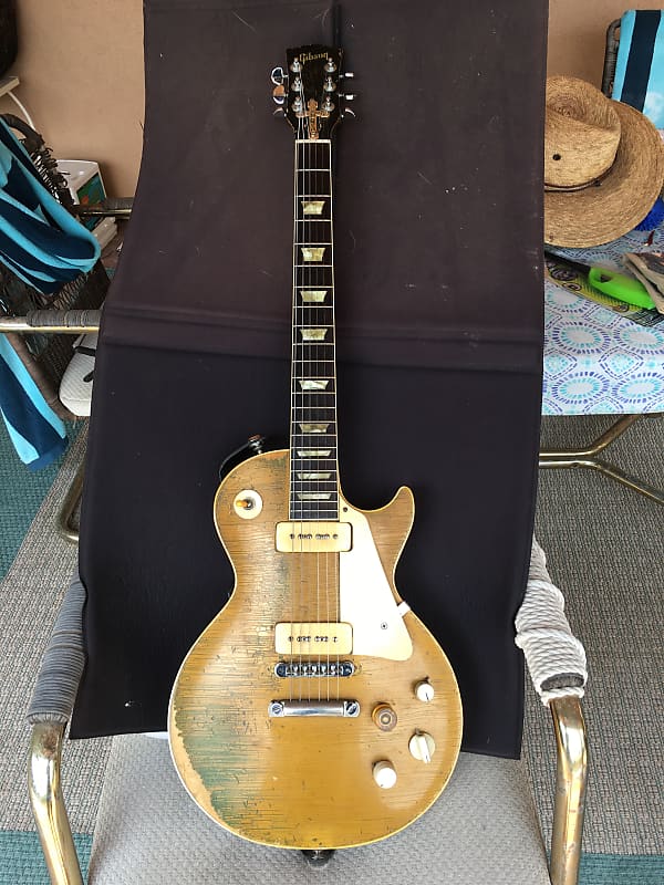 Gibson Les Paul 7-11-52 Distressed Gold Top image 1