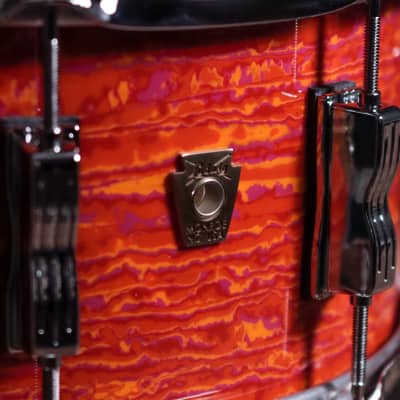 Ludwig 6.5" x 14" Classic Maple Snare Drum, Mod Orange image 3