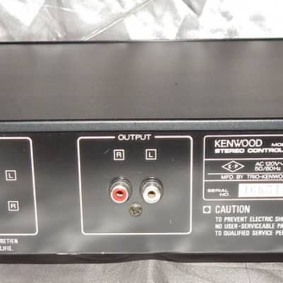 Kenwood basic c1 vintage stereo preamplifier image 4