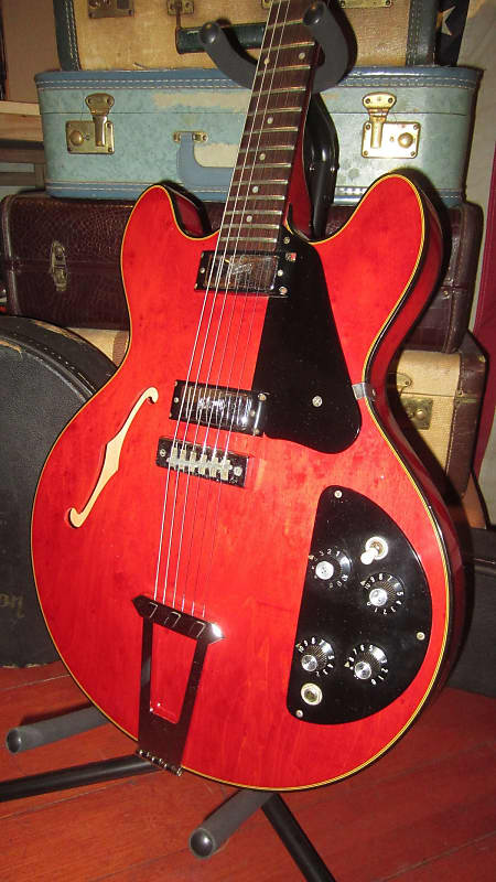 ~1972 Gibson ES-325 Cherry Red w Original Hardshell Case image 1