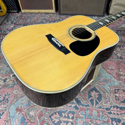 1977 Suzuki W-200 Threes X-Braced Solid Top Dreadnaught | Reverb