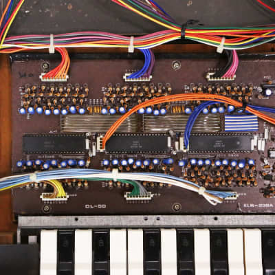 1980 Korg Delta DL-50 Vintage Analog Synthesizer 49-Key Polyphonic Synth Strings Keyboard Analog String Machine Rare image 19