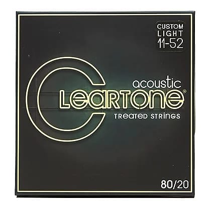 Cleartone 011-.042 CUSTOM LIGHT 80/20 Bronze Acoustic Guitar Strings 7611 6 PACKS image 1