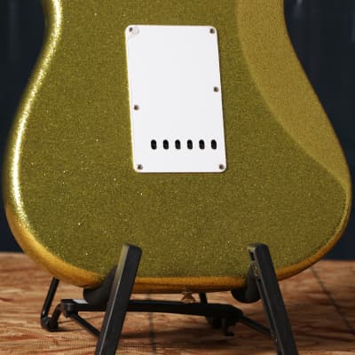 Fender Custom Shop Dick Dale Signature Stratocaster NOS Electric Guitar Chartreuse Sparkle image 9