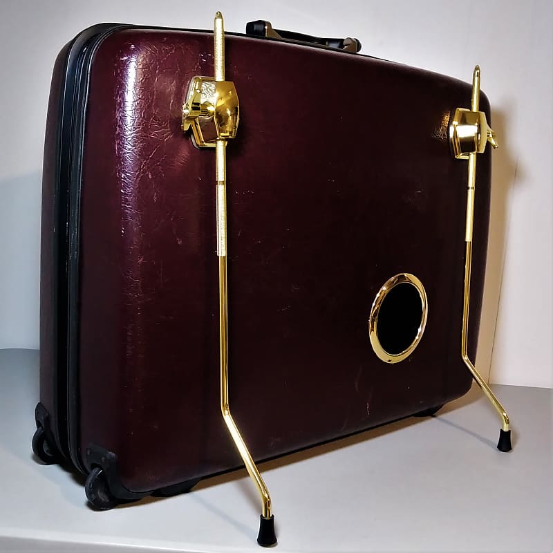 Samsonite "Merlot" Suitcase Kick Drum / Wine Red made by Side Reverb