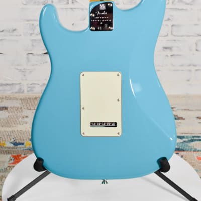 New Fender® American Professional II Stratocaster® Miami Blue w/Case image 2