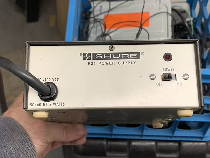 Vintage Shure PS1 1980s Phantom Power Supply Reverb