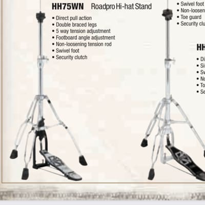 TAMA  HH75 Roadpro ハイハットスタンド Tama Roadpro Hi-Hat Stand - Evolution Music