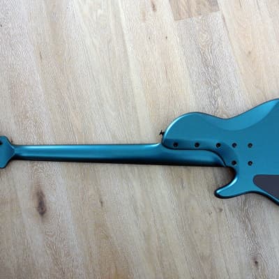 STR Guitars - Sierra SC5-MAHO - 5 String Active Bass - Custom Model With Mahogany Body  Dodger Blue image 5