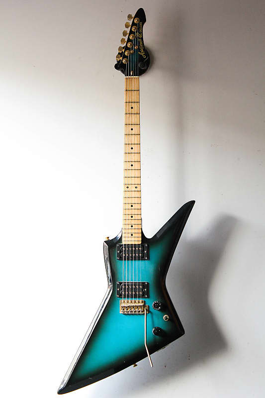 Japan Aria Pro II Ariapro ZZ deluxe explorer with tremolo