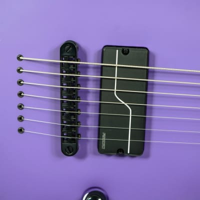 ESP LTD Stephen Carpenter SC-607 Baritone 1 Hum 7-String Guitar, Purple Satin image 8