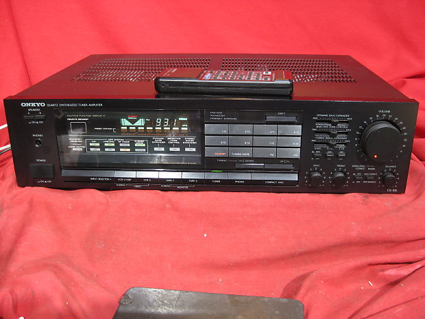 全信頼を寄せる Synthesized Quartz TX-84 Onkyo AM/FM Reverb | amplifier Tuner ONKYO