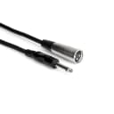 Hosa PXM-105 Unbalanced Interconnect, 1/4 in TS to XLR3M, 5 ft