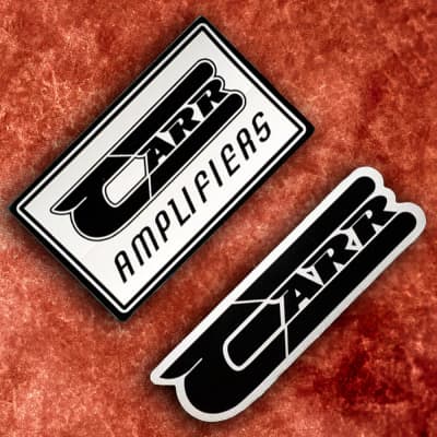 CARR AMPLIFIERS STICKER SET INSANELY RARE LIMITED EDITION GUITAR AMP CASE CANDY AMPLIFICATION DECAL FREE SHIPPING! for sale