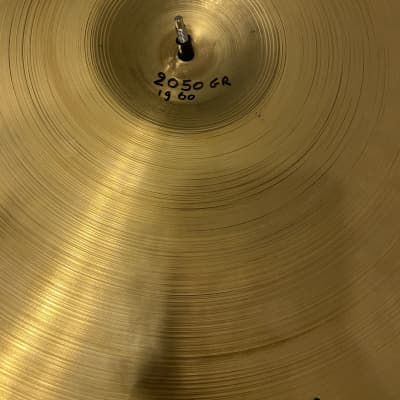 20” Zildjian Avedis 1970s 1960 gram with VIDEO image 4