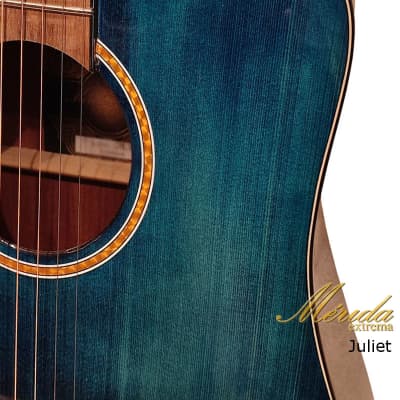 Merida Extrema Juliet Solid Sitka Spruce & Sapele  dreadnought cutaway acoustic guitar image 5