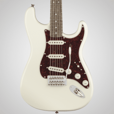 Squier Classic Vibe '70s Stratocaster Electric Guitar, Indian Laurel Olympic White image 1