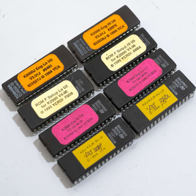 Kurzweil K2000 Assorted Sound / ROM / OS Chips - Set of 8 image 2