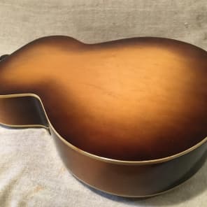 Silvertone Kay N1 / N3 Hollowbody Archtop F-Hole Acoustic Guitar 1950's-1960's Tobacco Burst image 24