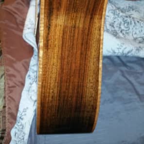 Brazilian Rosewood Acoustic/Electric Guitar made by NC Master Luthier Gray Burchette Sloped D Dread image 10