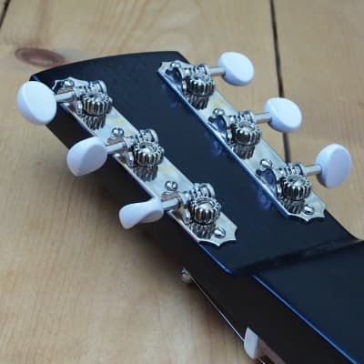 Woodsville Chicago 51 Lap Steel - Black, with Padded Gig Bag image 9