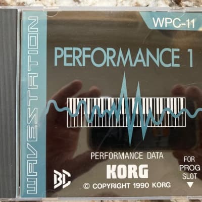Korg Wavestation WPC-11 Performance 1 card 1990