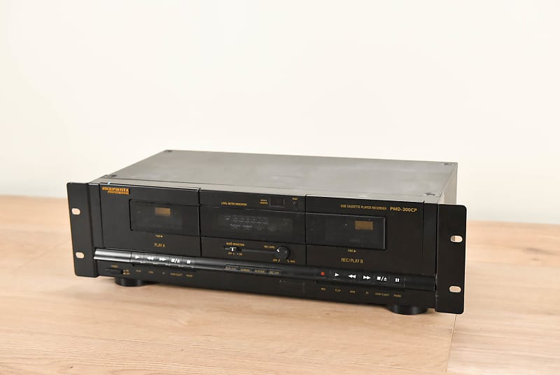 Marantz PMD300CP Dual Cassette Recorder/Player with USB Reverb