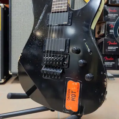ESP Kirk Hammett Signature KH-2 Vintage - Distressed Black for sale