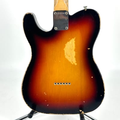 2012 Fender American Vintage '64 Telecaster Relic – 3 Tone Sunburst image 10
