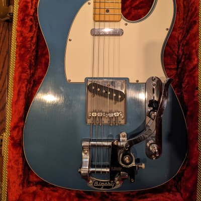 Fender /MJT Parts Tele Custom with Bigsby B-Bender and HSCB - Lake Placid Blue image 7
