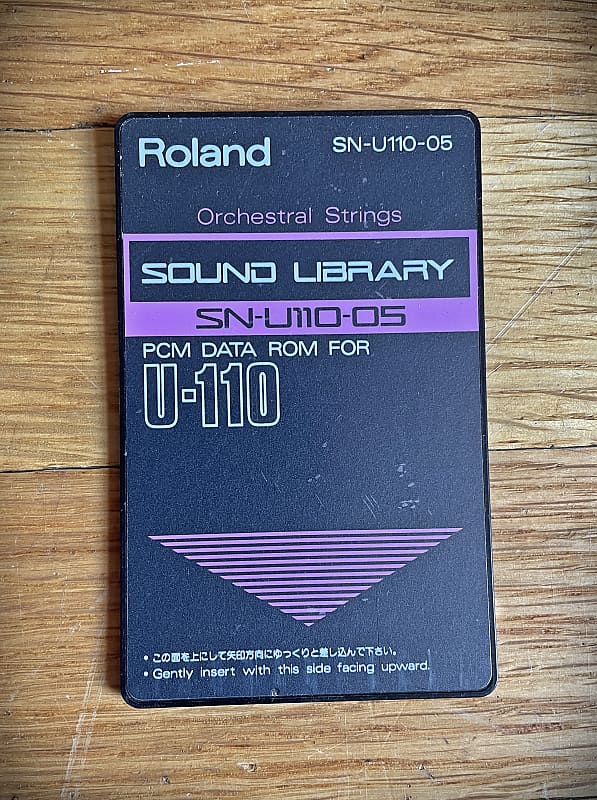 Roland SN-U110-12 Sax & Trombone Sound Library PCM Data Rom