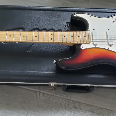 Fender Strat Plus Sunburst with OHSC 90s image 1