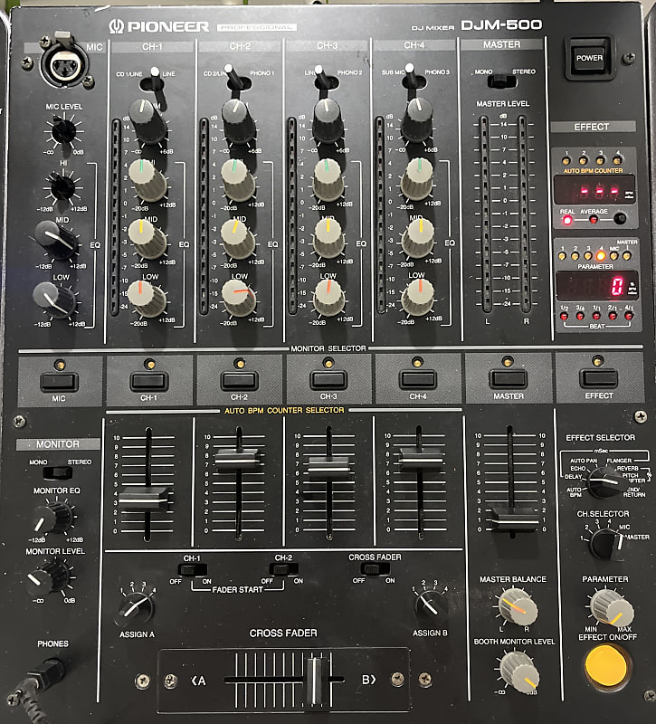 Pioneer DJM-500 1990 - Black